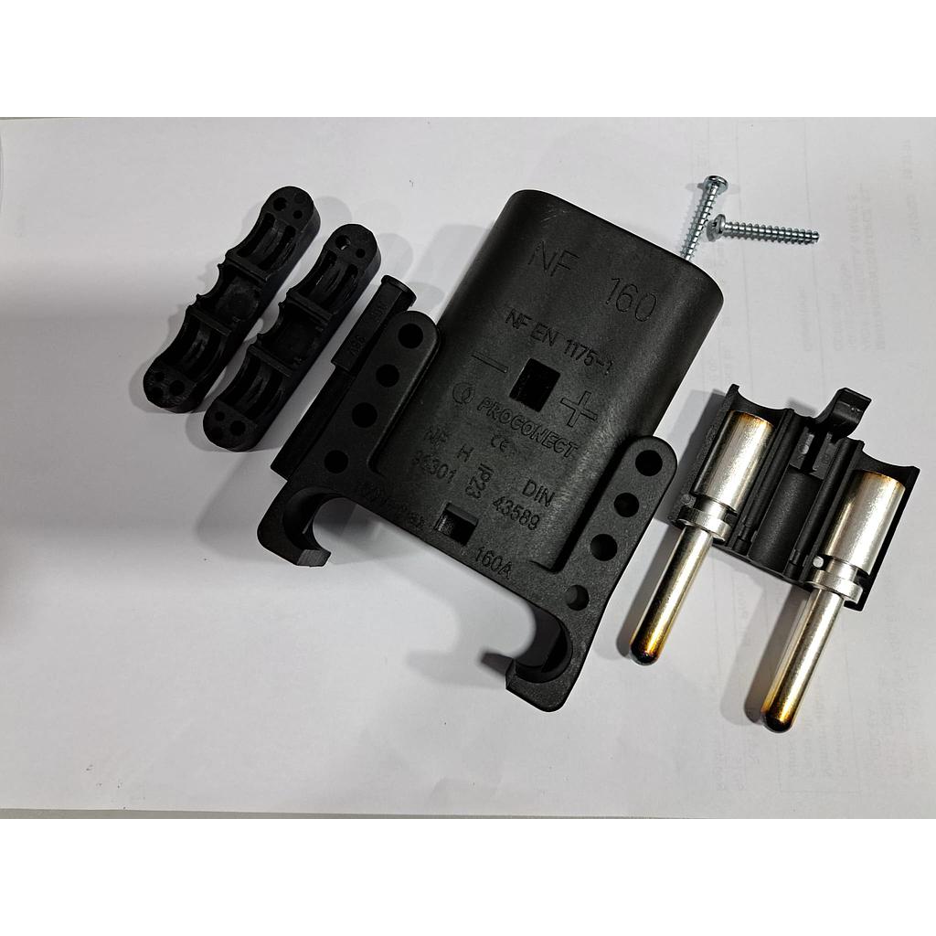 CONECTOR BATERIA 160AH HEMBRA CABLE DE 50MM